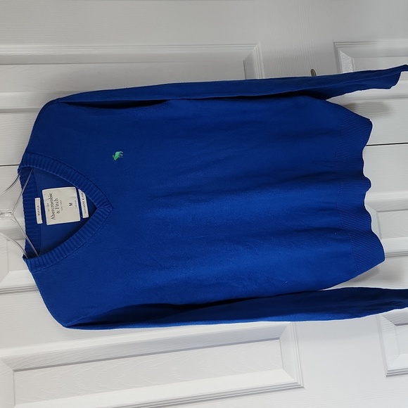 Y2K Abercrombie & Fitch V Neck Cashmere Sweater Y2K - Picture 1 of 16